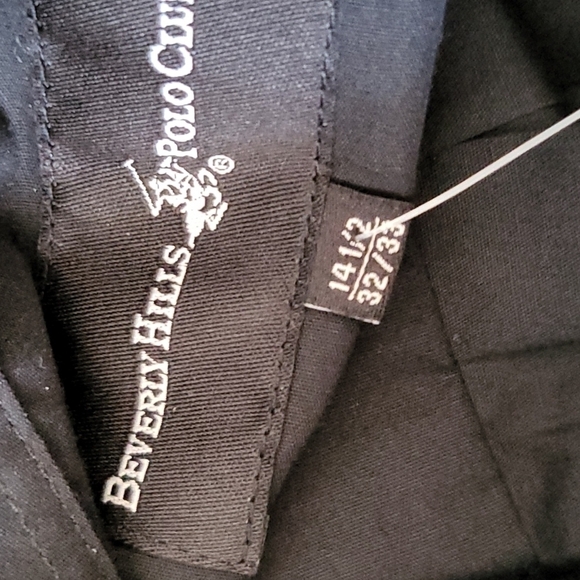 Beverly Hills Polo Club black button down dress shirt - Picture 3 of 4